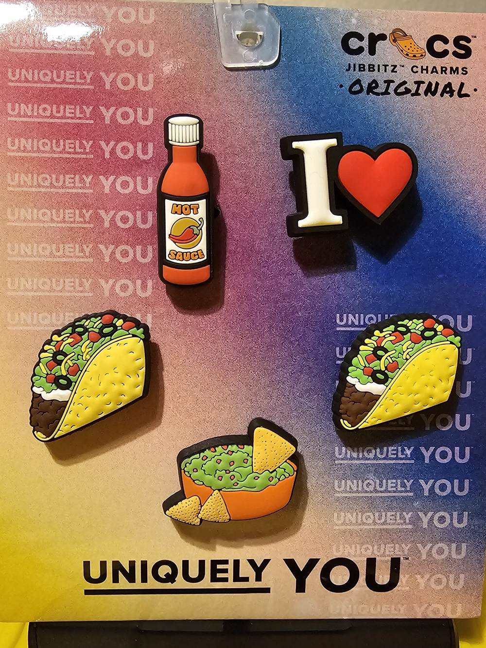 Authentic Taco & Hot Sauce Crocs Jibbitz